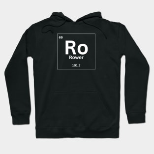 Rower periodic table funny design Hoodie